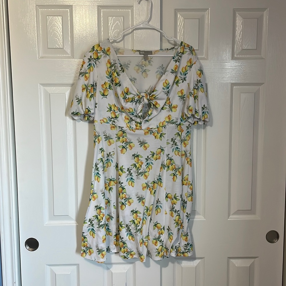 ASOS lemon dress